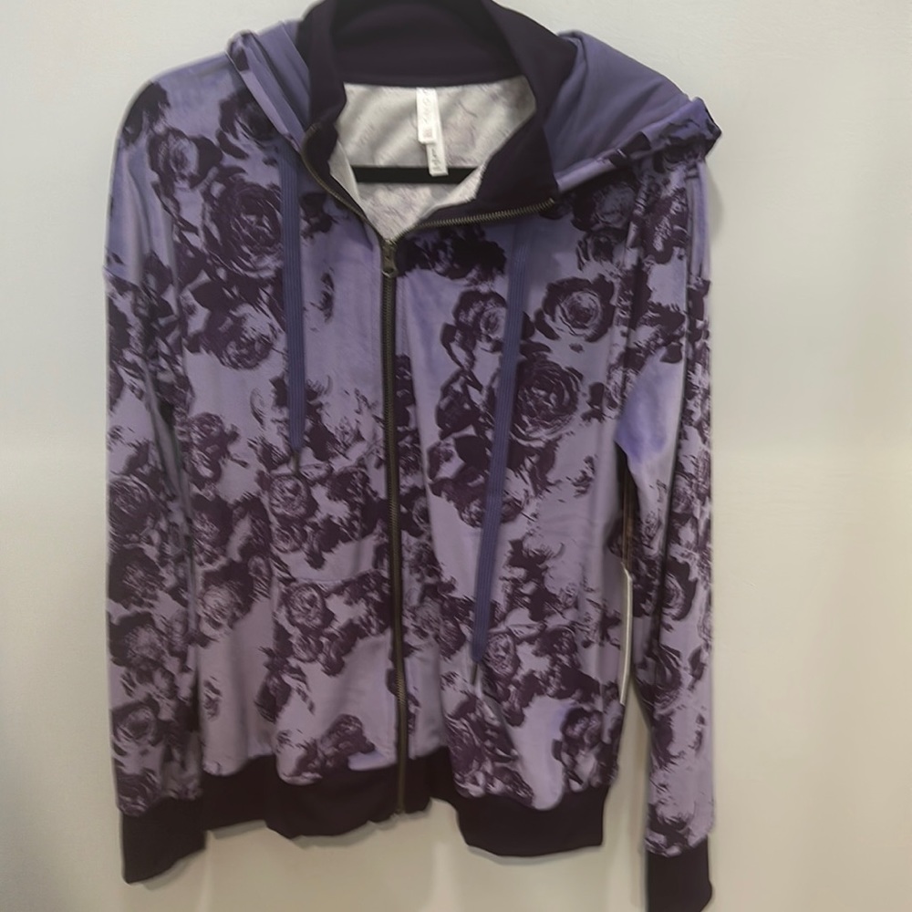 Lularoe Velour Zip up Hoodie